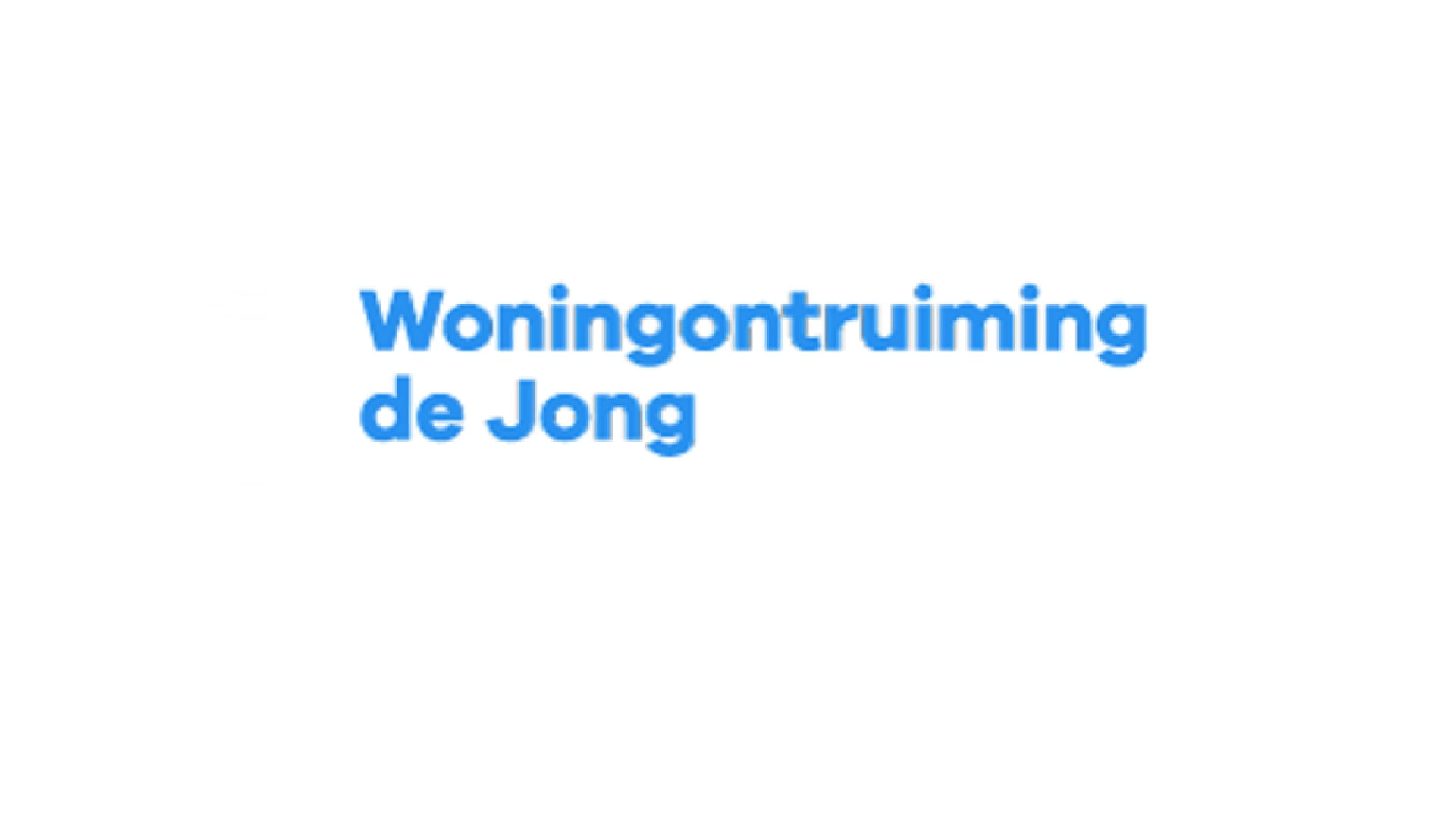 Woningontruiming Den Haag | De Jong