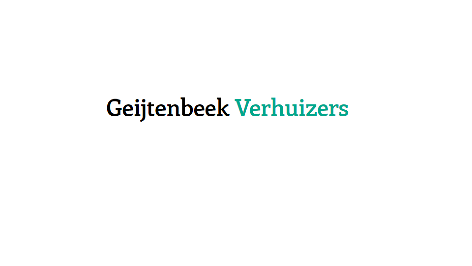 Geijtenbeek Verhuizers