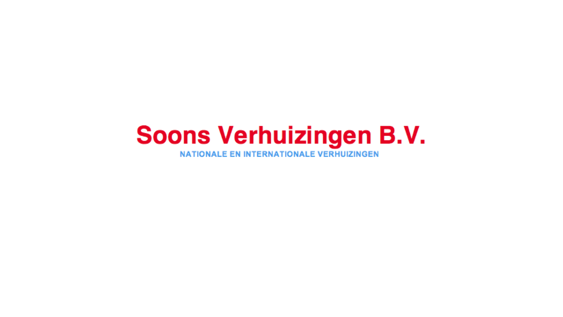 Soons Verhuizingen B.V.