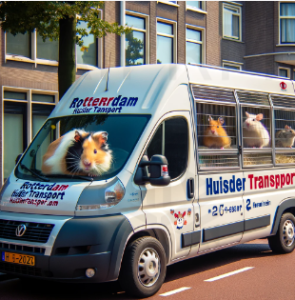 Huisdier transport in Rotterdam