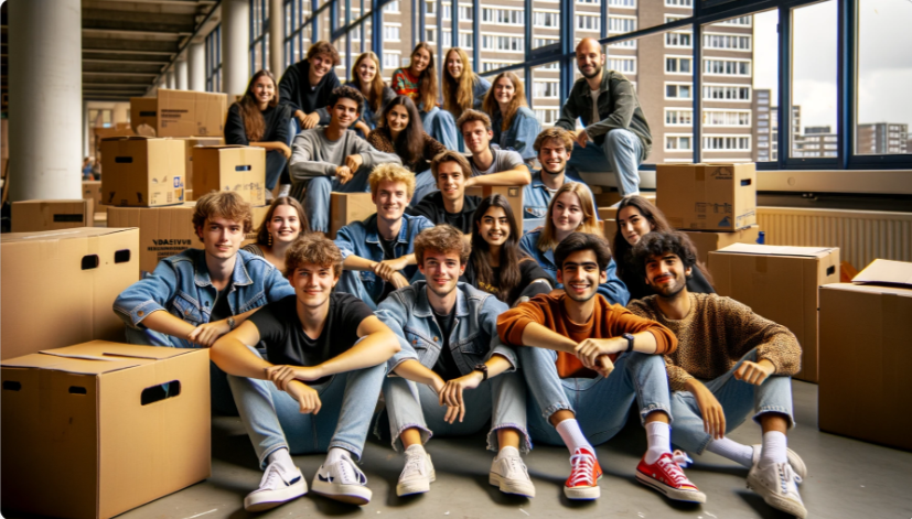 Studentenverhuizingen in Rotterdam